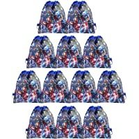 Qemsele Bolsa Mochilas Bolsas de cumpleañoscordón Dibujos Animados Mochila Bolsas para cumpleaños niños y Adultos la…